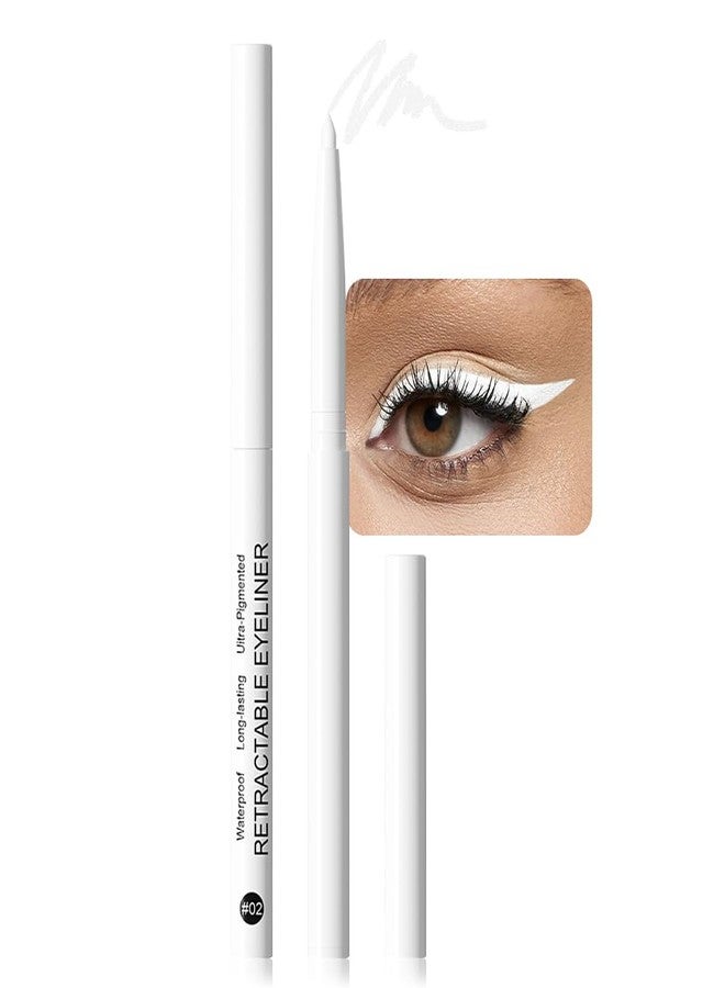 evpct White Eyeliner Pencils for Eyes, Bright White Nude Under Eye Liner Pencil Makeup Waterproof Smudge Proof, Colored Gel Waterline Eyeliner Liquid, Face Paint Stick Lipstick Pen Halloween Makeup - Image 1